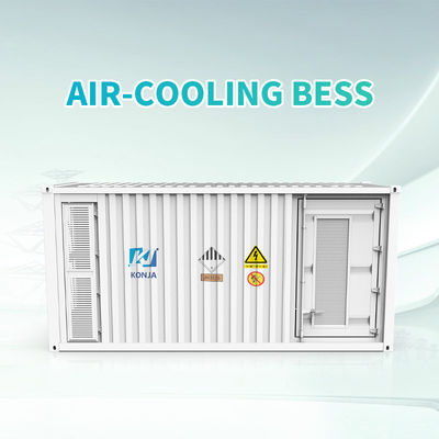 جودة KonJa تبريد الهواء ESS 40FT 2.58MWh 768Vdc بطارية دورة عميقة نظام تخزين الطاقة بطارية حاوية 400Vac مصنع