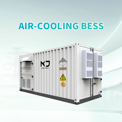 سعر جيد التبريد بالهواء 20FT 768Vdc 1.29MWh نظام تخزين الطاقة البطارية 400Vac BESS الحاوية الانترنت